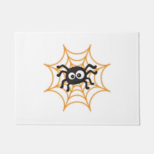 Leuk Halloween Spider Poster Deurmat (Voorkant)