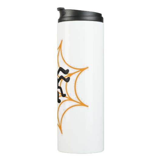 Leuk Halloween Spider Poster Thermosbeker (Geroteerd rechts)