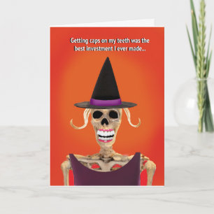 Leuk Halloween Wenskaart voor haar Kaart