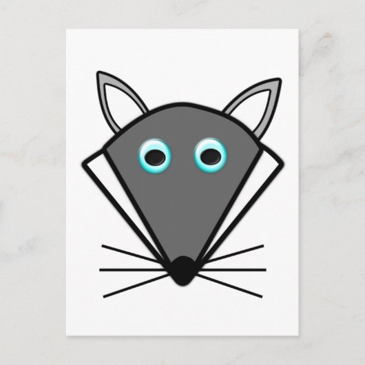 Leuk Halloween Wolf Briefkaart (Voorkant)