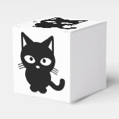 Leuk Halloween Zwart Kat Kat Bedankdoosjes (Voorkant Zijde)