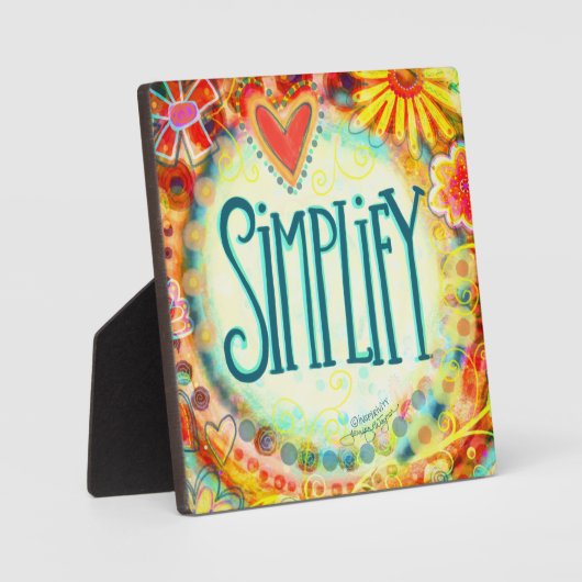  Leuk Hart Bloemen Vereenvoudig Fotoplaat (Voorkant)