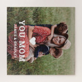 Leuk hart hou van je mam Moederdag foto Legpuzzel (Horizontaal)