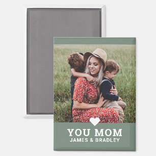 Leuk hart hou van je mam Moederdag foto Magneet