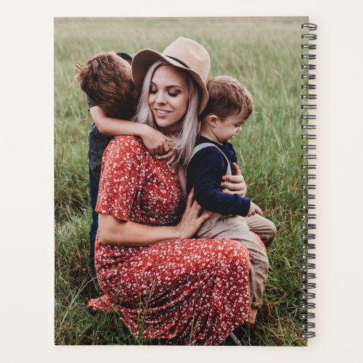 Leuk hart hou van je mam Moederdag foto Planner (Achterkant)