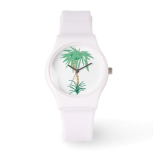 Leuk Hawaiian Palm Tree Cartoon Sportief horloge