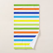 Leuk, helder en gedurfd - moderne strepen bad handdoek (Handdoek)