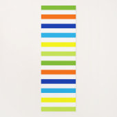 Leuk, helder en gedurfd - moderne strepen yogamat (Achterkant)