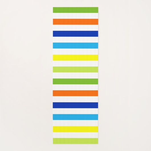 Leuk, helder en gedurfd - moderne strepen yogamat (Achterkant)