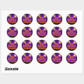 Leuk & Helder Happy Halloween Ronde Sticker (Vel)