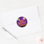Leuk & Helder Happy Halloween Ronde Sticker (Envelop)