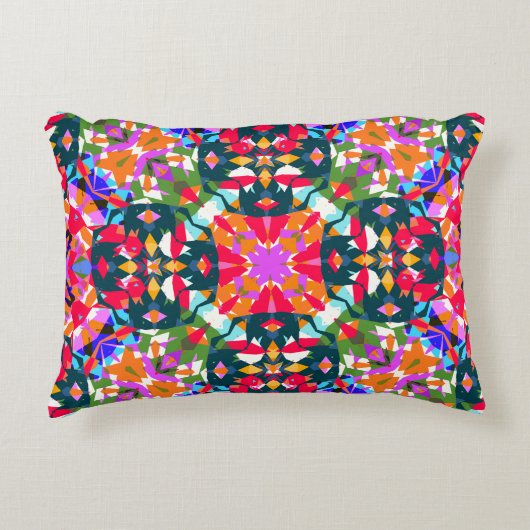 Leuk helder patroon Modern eclectisch dopamine dec Accent Kussen (Voorkant)