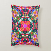 Leuk helder patroon Modern eclectisch dopamine dec Accent Kussen (Achterkant (Verticaal))