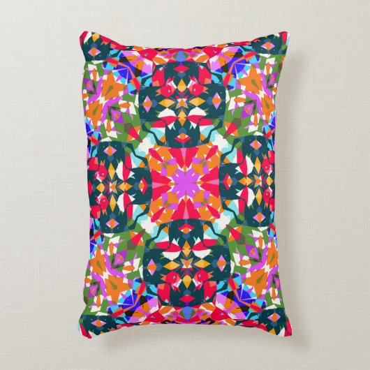 Leuk helder patroon Modern eclectisch dopamine dec Accent Kussen (Voorkant(Verticaal))