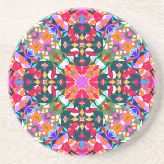 Leuk helder patroon Modern eclectisch dopamine dec Zandsteen Onderzetter