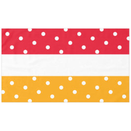 Leuk Helder Rood Geel Zomer Strepen Polka Dots Tafelkleed