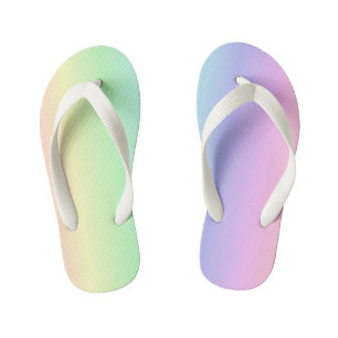 Leuk Helder Schattige Kleurrijk Regenboog Roze Gee Kinder Teenslippers