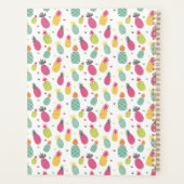 Leuk helder tropisch ananas patroon planner (Achterkant)