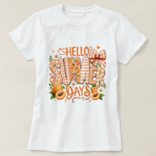 Leuk Hello Summer Grafisch T-Shirt