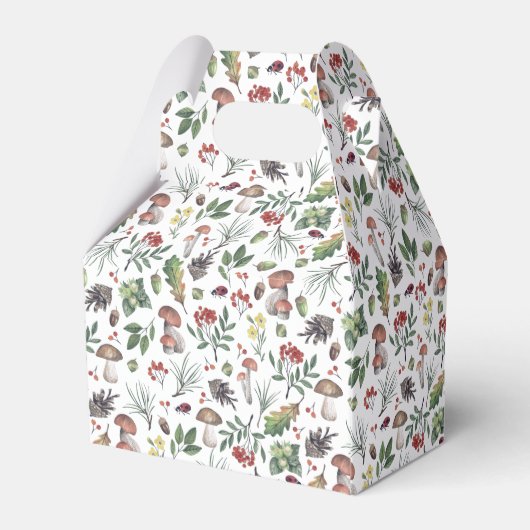 Leuk herfst bos | Baby shower Favor Bedankdoosjes (Achterkant)