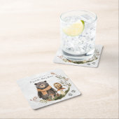 Leuk herfst bos | BABY SHOWER Kartonnen Onderzetters (Insitu)