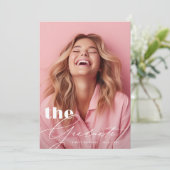 Leuk het AFSTUDEREN script twee foto AFSTUDEREN Aankondiging (Staand voorkant)