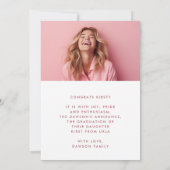 Leuk het AFSTUDEREN script twee foto AFSTUDEREN Aankondiging (Achterkant)