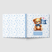 Leuk Het is een jongen teddybeer gastenboek voor b (Volledig)