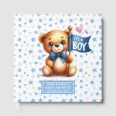 Leuk Het is een jongen teddybeer gastenboek voor b (Voorkant)
