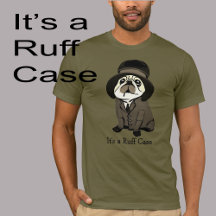 Leuk Het is een Ruff Hoesje Green Pug Dog Sherlock