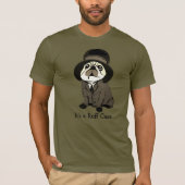 Leuk Het is een Ruff Hoesje Green Pug Dog Sherlock T-shirt (Voorkant)