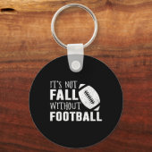 Leuk, het is geen Herfst zonder voetbalquote Sleutelhanger (Voorkant)