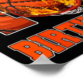 Leuk, het is mijn 10e verjaardag 10 jaar oud baske poster (Hoek)