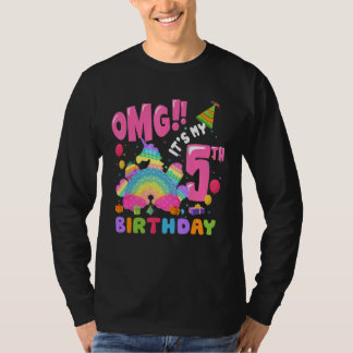 Leuk het is mijn 5e verjaardag 5 jaar oude Pop het T-shirt