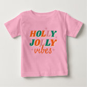 Leuk Holly Jolly Vibes kerstontwerp (Voorkant)