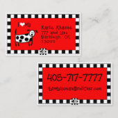 Leuk Hond Visitekaartje (Voorkant / Achterkant)