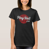 Leuk honkbal spelen bal y allen spelen honkbal g t-shirt (Voorkant)