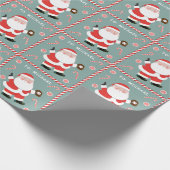 Leuk honkbal vakantie cadeaupapier (Hoek)