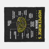 Leuk Hospice Verpleegdag Idee Hospice Verpleegster Fleece Deken (Voorkant (Horizontaal))