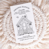 Leuk huis eenzijdige verzorger visitekaartje