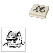Leuk Huis Rubber Stamp Rubberstempel (Gestempeld)