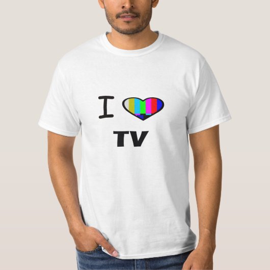 LEUK! I Hart-tv T-shirt (Voorkant)
