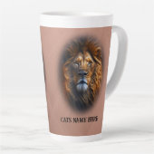 Leuk "I Love My Cat" Lion Latte Mok Roos Gold (Rechterhoek)