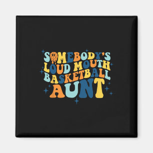Leuk iemand's luide mond basketbal tante groovy magneet