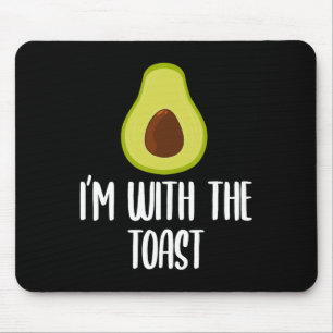 Leuk ik ben met de Toast Avocado Halloween Couples Muismat
