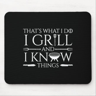 Leuk ik grill en weet dingen vleesliefhebber recue muismat