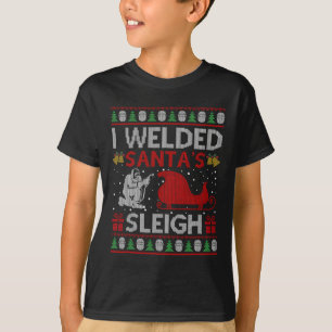 Leuk! Ik heb Kerstmans slee cadeau gelast Lelijke T-shirt