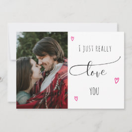 Leuk Ik hou van je Romantische Valentijn / jubileu Feestdagenkaart