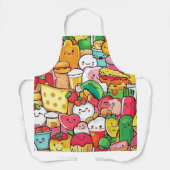 Leuk illustratie ontwerp voor schort (Voorkant)