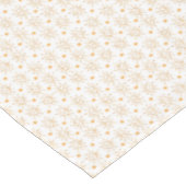 Leuk Initiaal Letter Monogram Hand Drawn Sun Tafelkleed (Gekanteld)